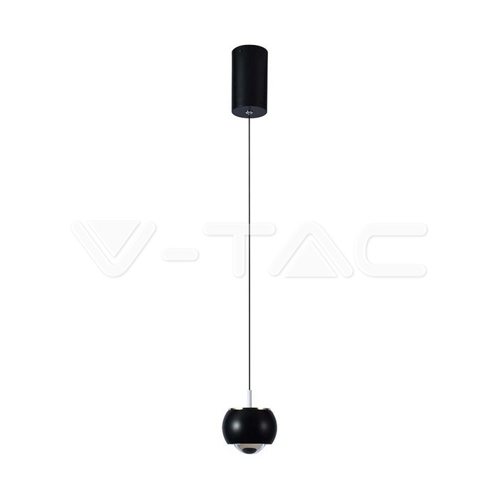9W LED Designer Hanging Lamp (10*10*100CM) Black 4000K