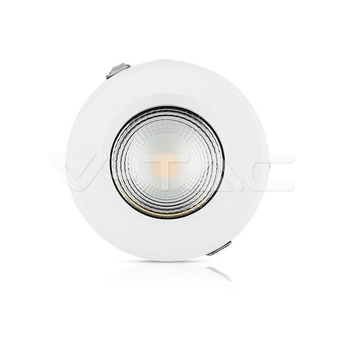 30W Spot LED COB Rotondo A++ 120Lm/W Bianco