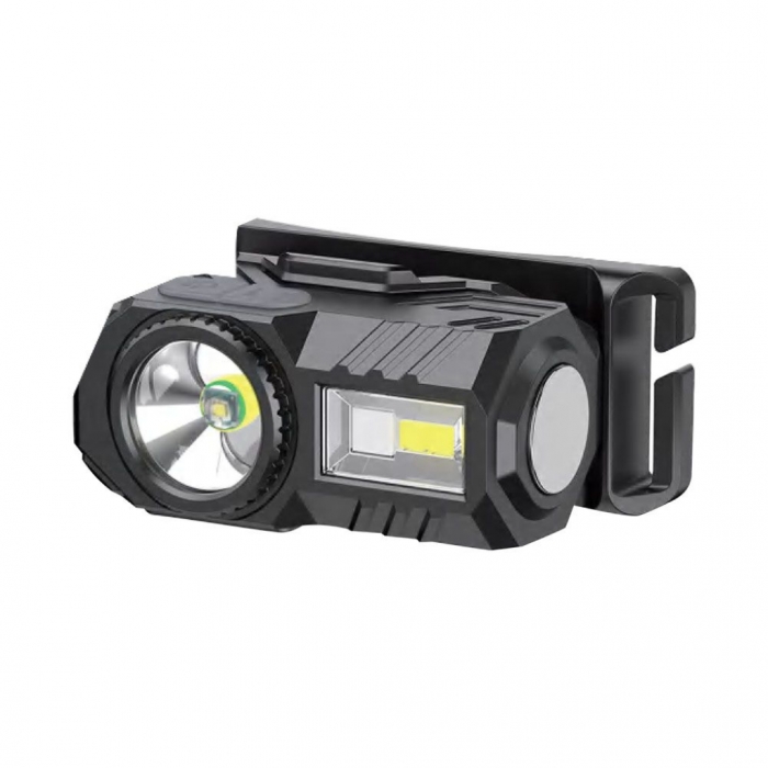 3W SMD ABS Head Light With Belt Rechargeable RGB IP44