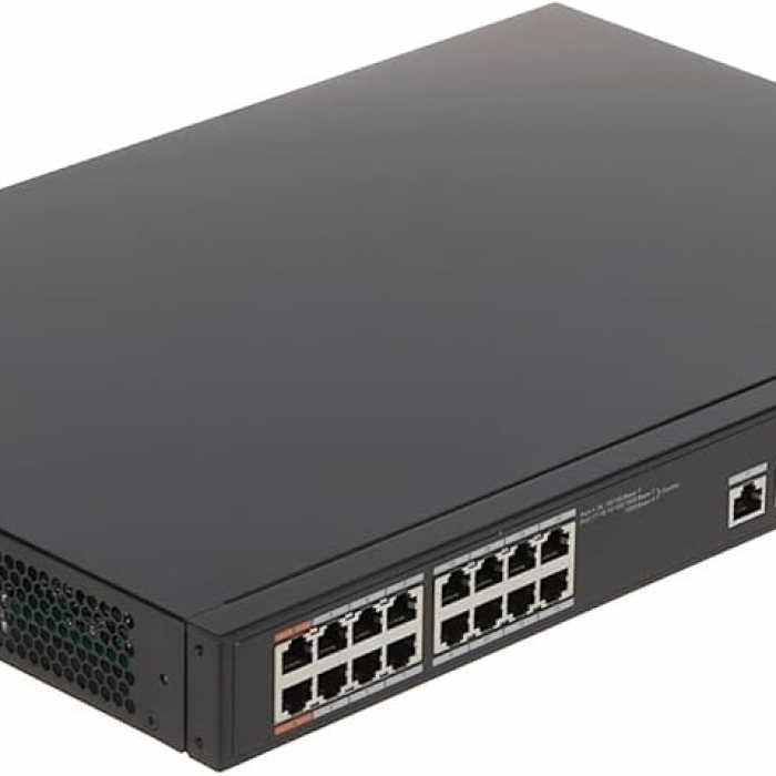 Dahua PFS3218-16ET-135.Switch Layer 2 unmanaged POE 18 porte +2