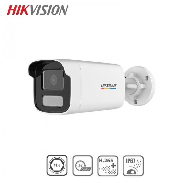 Hikvision DS-2CD1T47G0-LUF.Value Series Telecamera IP ColorVu 4Mpx ottica 4mm Ir50 mt