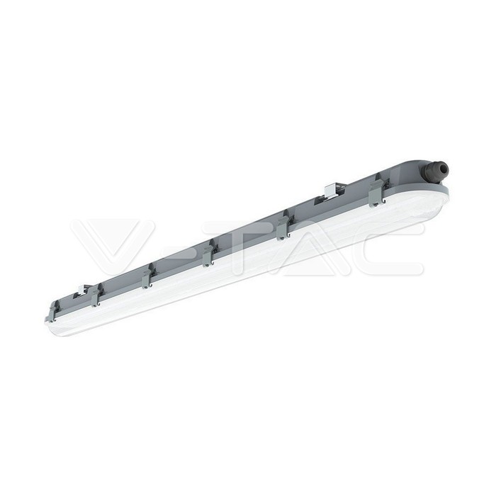 LED Waterproof Fitting M-SERIES 1500mm 48W Milky Cover 