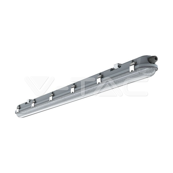 LED Waterproof Fitting M-SERIES 1200mm 36W Transparent SS Clip