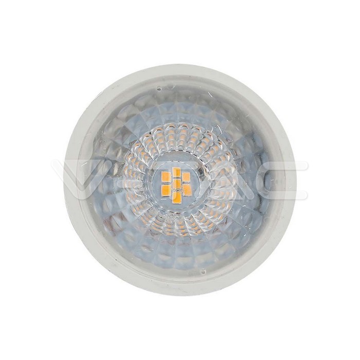 LED Spotlight SAMSUNG CHIP - GU10 6.5W Ripple Plastic 38°D 6400K