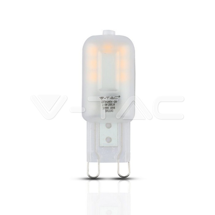 LED Spotlight SAMSUNG CHIP - G9 2.2W Plastic 3000K