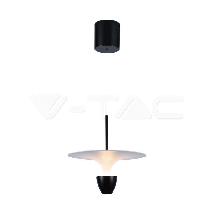 9W LED Designer Hanging Lamp (30*300*1370MM) WhiteBlack Body 3000K Adjustable Height
