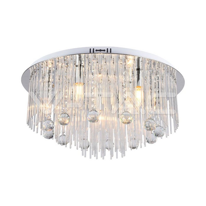 LED Designer Ceilign Crystal Light Clear Body D600 E14