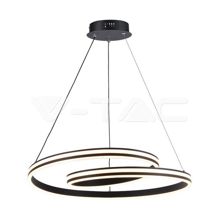 LED Designer Pendant Lampholder Black + White Body