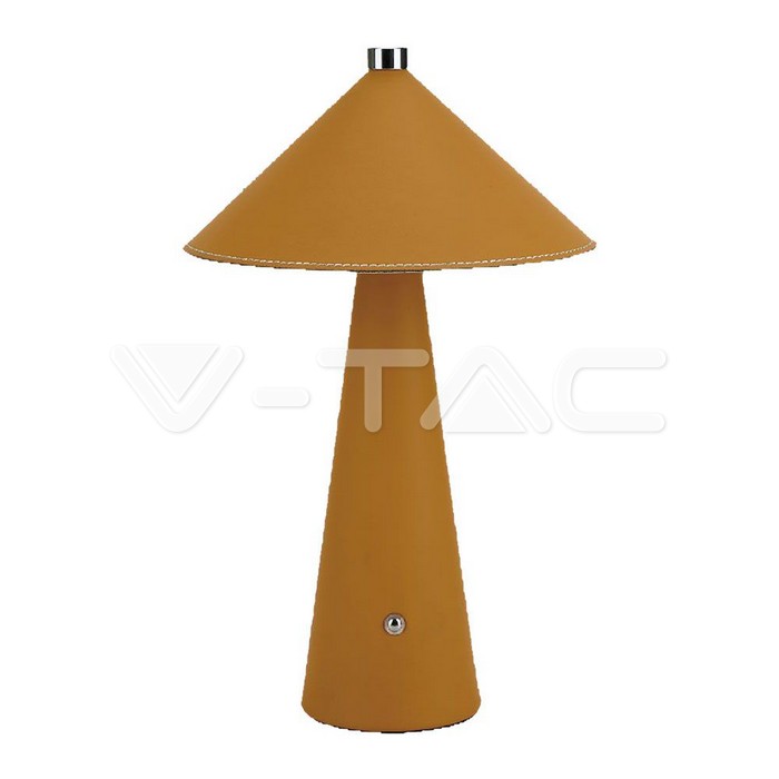 3W LED Magnetic Table Lamp With Battery 4000mAh CCT: 3IN1 Yellow Body Dimmable