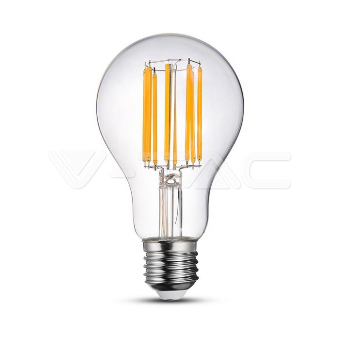 LED Lampadina 18W Filamento E27 A67 Vetro trasparente 135 lm/W 3000K