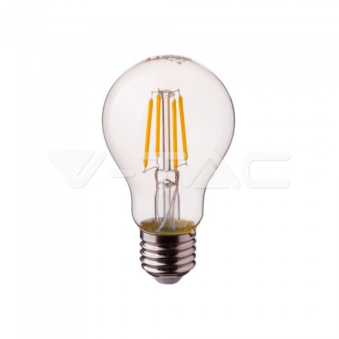 LED Lampadina - 8W Filamento E27 A65 Dimmerabile 3000K