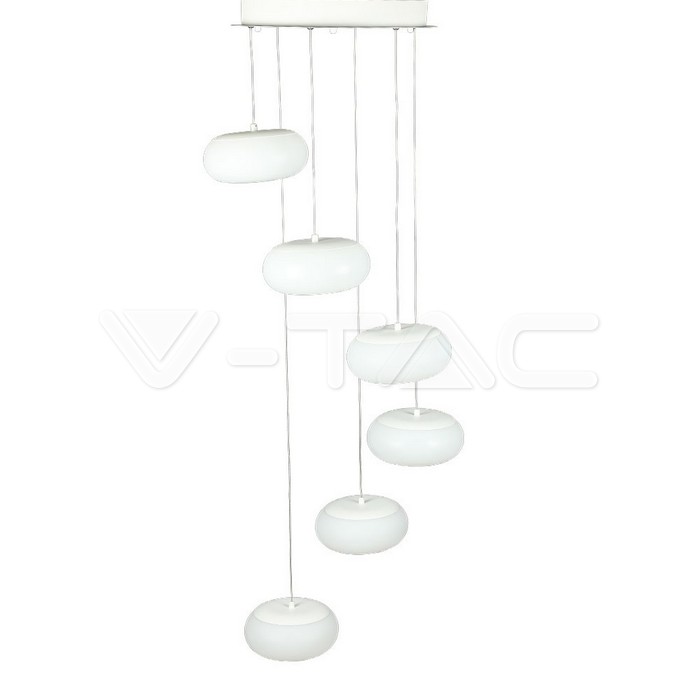 76W LED Designer Hanging Pendant Light Triac Dimmerabile Bianca 3000K