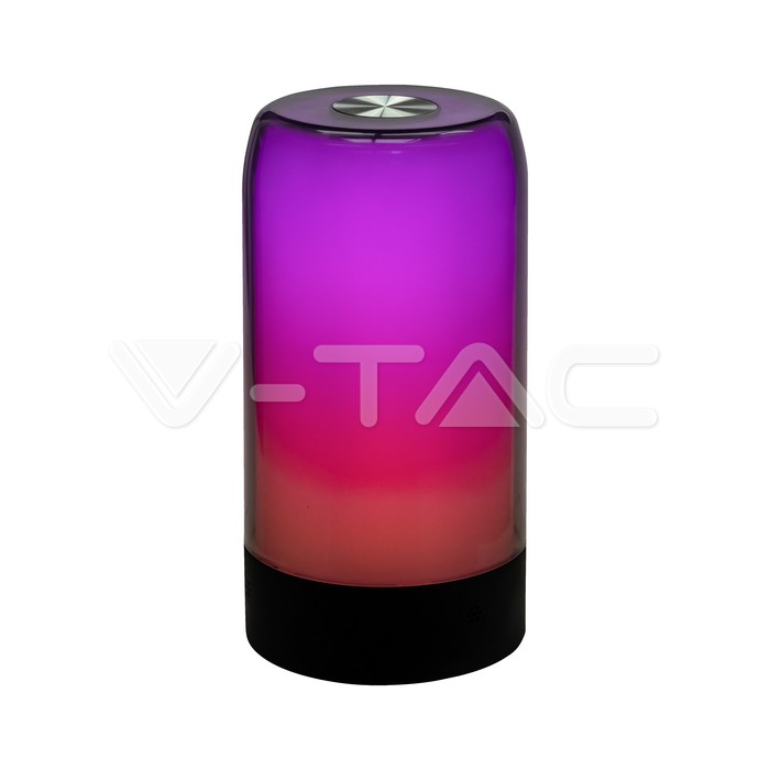 SKU 405871 V-Tac  Lampada LED da Tavolo 8W Colore Nero WiFi Comp