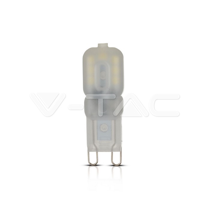 Lampadina LED faretto 2.5W 230V G9 Plastica Bianco caldo