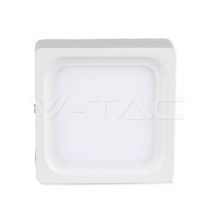 8W Pannello LED montato superficie Quadrato Bianco Caldo