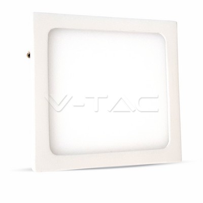 6W Pannello LED montato superficie Premium Quadrato Bianco Caldo