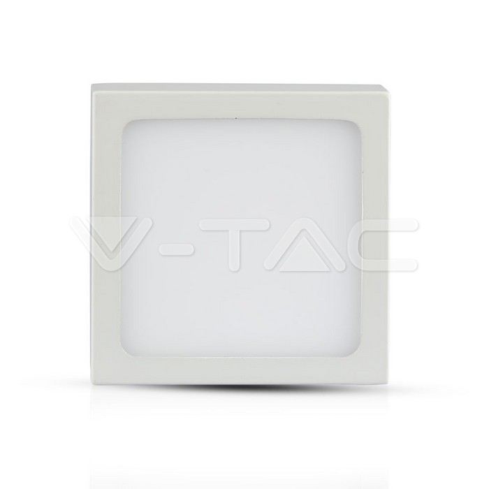 12W Pannello LED montato superficie Premium Quadrato Bianco Caldo