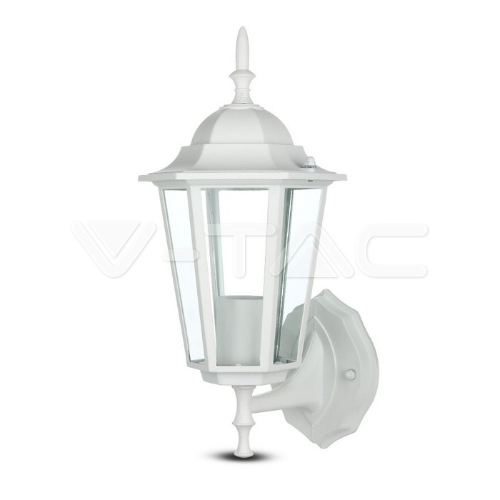 Lampada Giardino da parete E27 Bianco