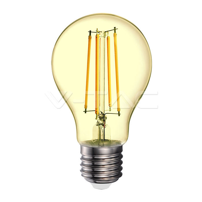 LED Lampadina 12.5W Filament E27 A70 Amber Cover 2200K