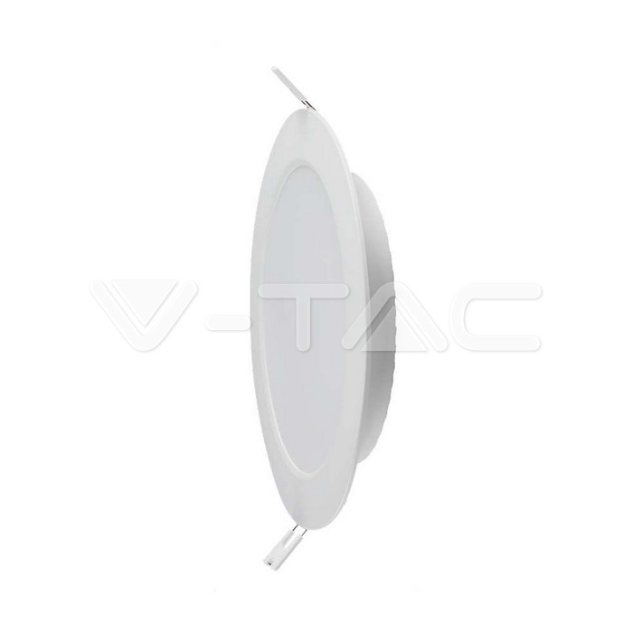 6W LED SAMSUNG CHIP Backlit Panel Recessed - Round 6500K