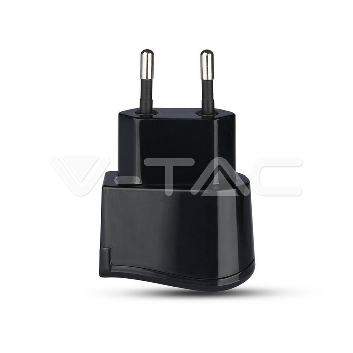 USB Travel Adaptor Blister Package Black