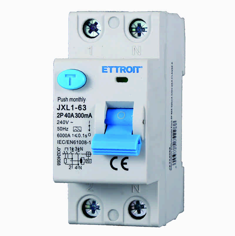 Interruttore Differenziale Puro 2P 40A 300mA 220V-6KA CLASSE A